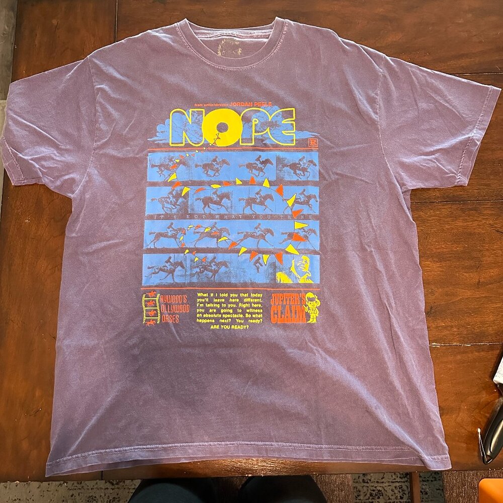 Studiohouse Designs NOPE movie t shirt 2XL